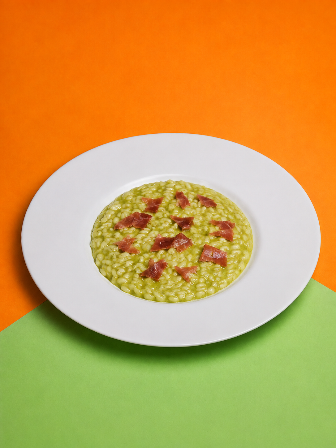 RISOTTO ALLA CREMA DI ZUCCHINE E CRUDO 24 MESI