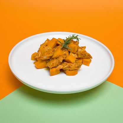 PULLED CHICKEN CON PATATE DOLCI