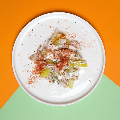 INSALATA DI POLLO, PATATE E SALSA YOGURT