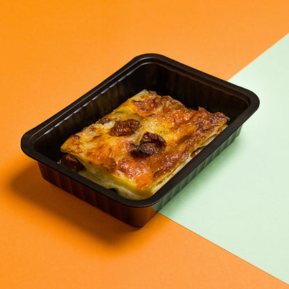 LASAGNE CON BURRATA, PESTO E POMODORINI