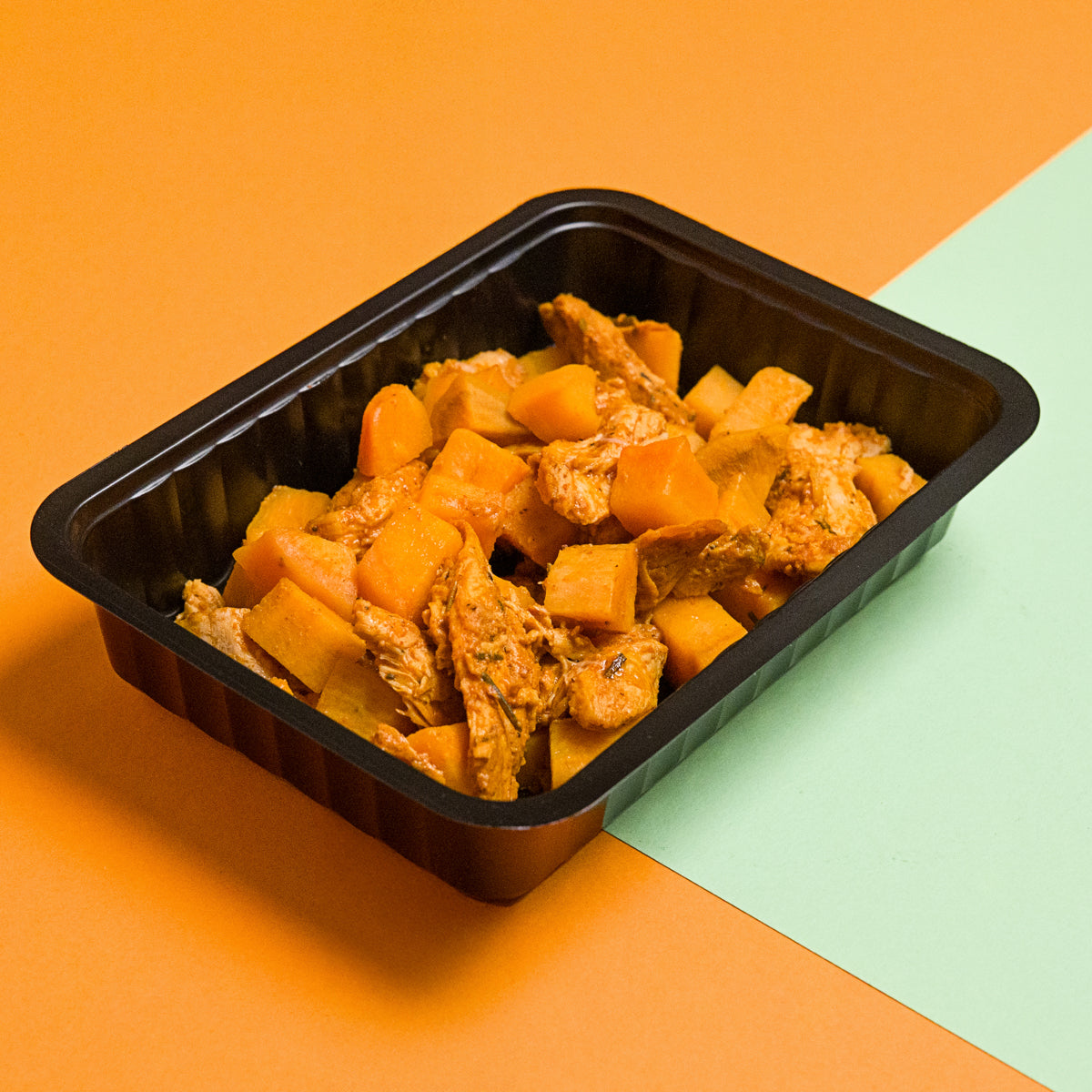 PULLED CHICKEN CON PATATE DOLCI