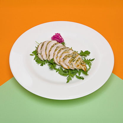 PETTO DI POLLO CON ERBETTE